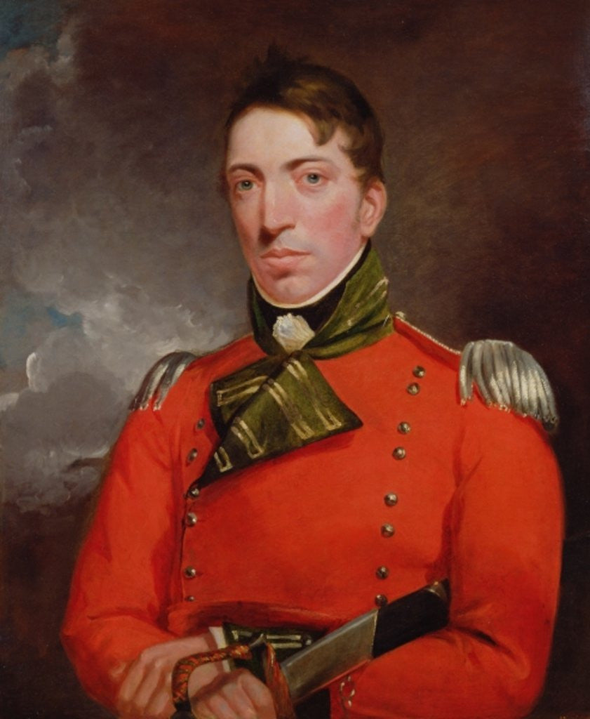 Detail of Captain Richard Gubbins by John Constable
