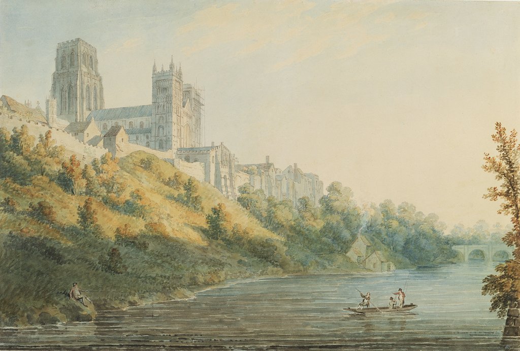Detail of Durham Cathedral by Edward Dayes