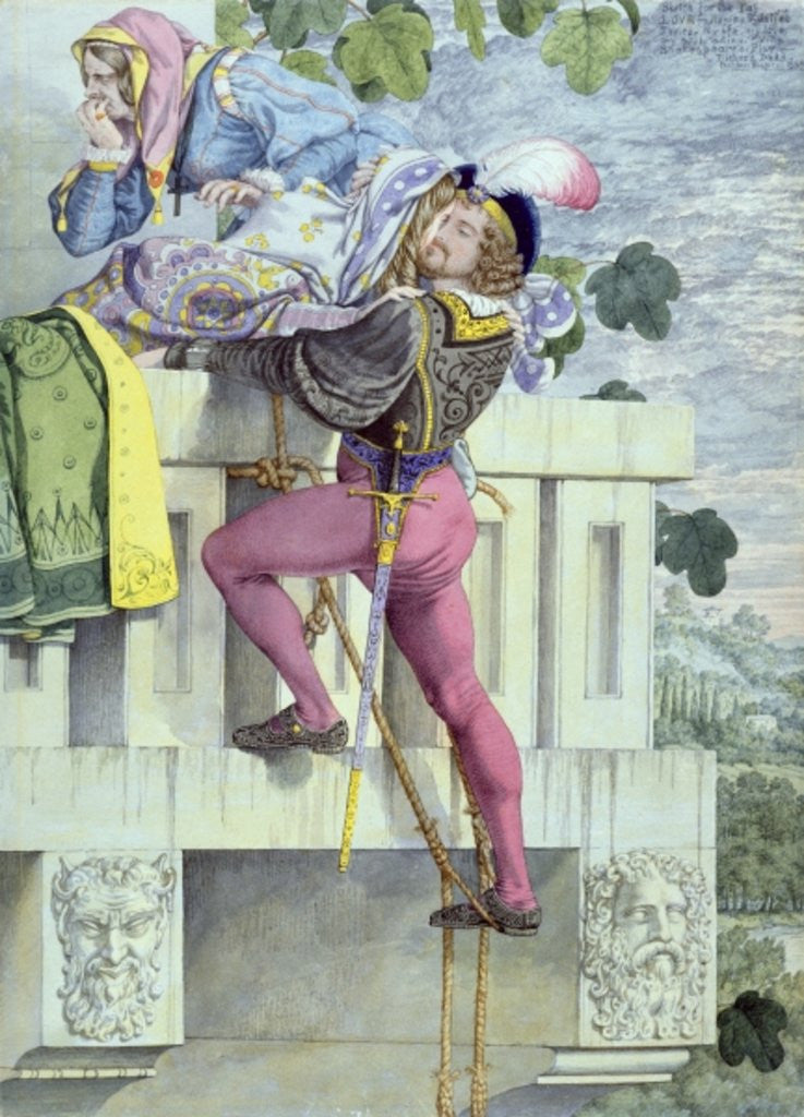 Detail of Sketch for the Passions.. Love by Richard Dadd