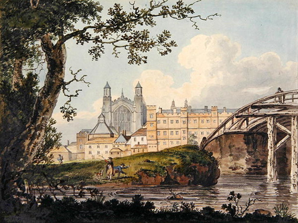 Detail of Eton College from Datchet Road, c.1790 by Thomas Girtin