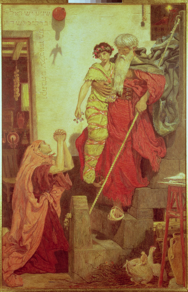 Detail of Elijah restoring the Widow's Son, 1868 by Ford Madox Brown