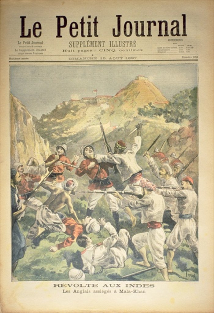 Detail of Revolt in India: the English Besieged at Mala-Khan by Oswaldo Tofani
