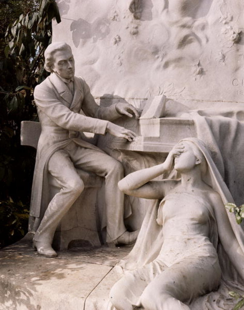 Detail of Monument to Frederic Chopin by French School