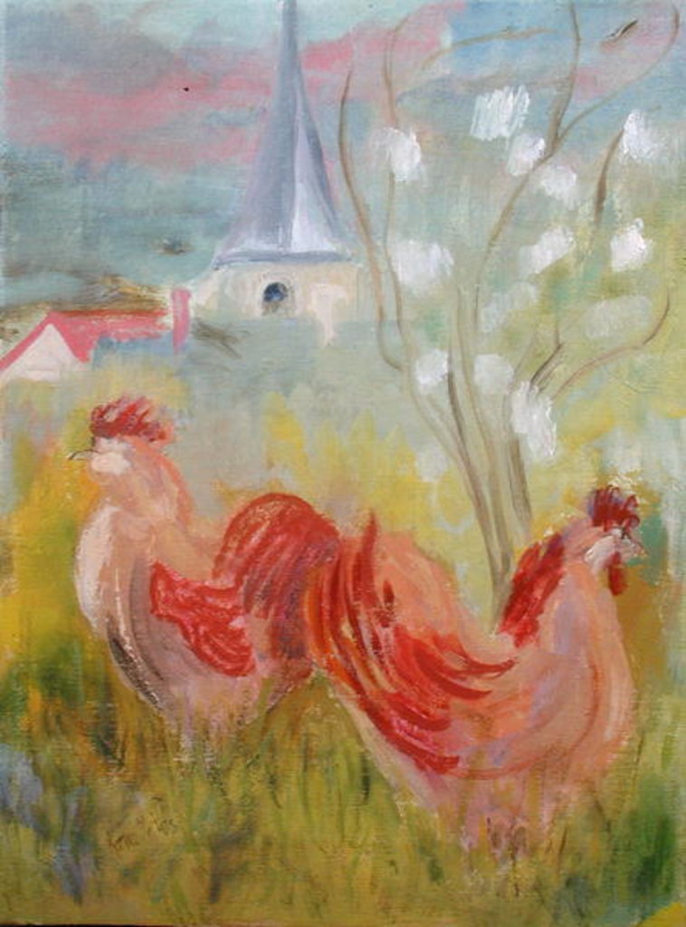 Detail of Spring Comes to Burgundy by Kate Yates