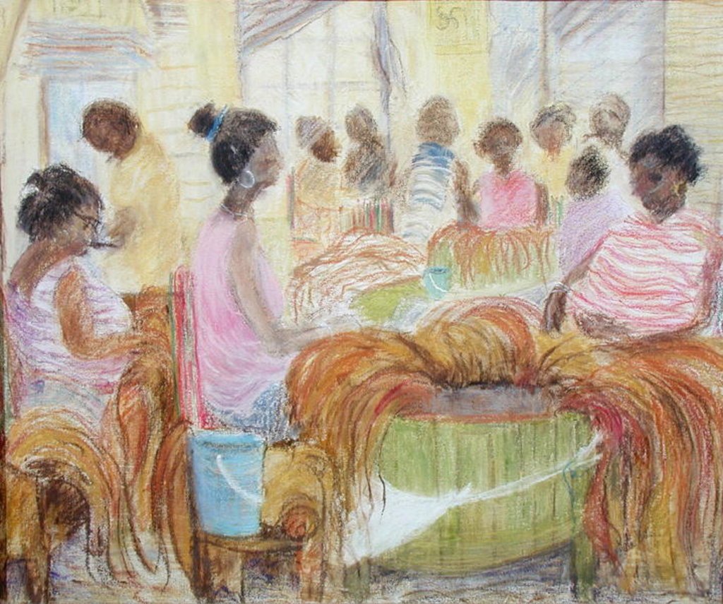 Detail of Cigar Factory, Havana by Kate Yates