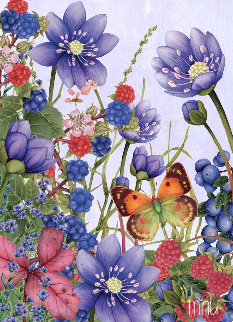 Detail of Woodland colors by YU.ME