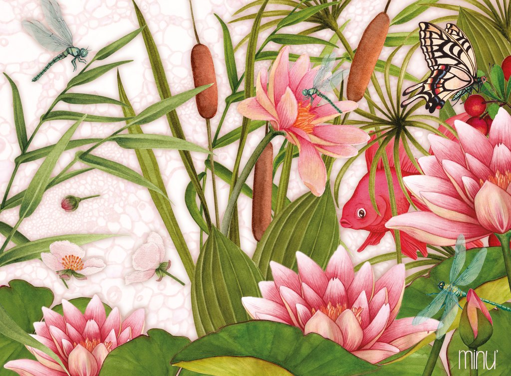 Detail of The magical life at the pond by YU.ME